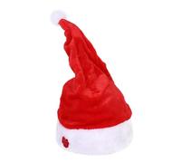 Gorro De Papá Noel Eléctrico - Gorro De Navidad Con Foto Cantando, Gorro De Juguete Divertido De Peluche, Gorro De Papá Noel Musical Rojo Y blànco Para Fiesta, Gorro De Papá Noel Que Se Mueve Con