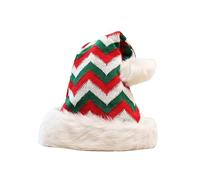 Gorro de Papá Noel Grinch Unisex Verde Rojo Espesado Terciopelo Santa Sombrero de Felpa Navidad Clásico Sombrero de Santa Gorro de Año Nuevo Festivo Disfraz de Navidad Fiesta para Adultos Niños