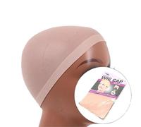 Gorro de Peluca Conjunto de 2 piezas for hombre y mujer, gorro peluca transparente HD for adultos, súper, transpirable elástico, diseño ligero cómodo llevar Exterior(1pack Beige)