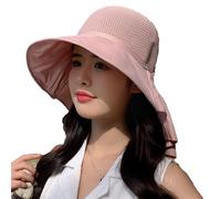 Gorro de pesca para mujer, protección UV, transpirable, estilo cubo de