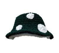 Gorro de pesca tejido a mano InsStyle de punto suave de felpa floral para adolescentes y niñas, gorro de viaje, lindo accesorio para sesiones de fotos, Halloween, fiesta, cosplay, accesorios de