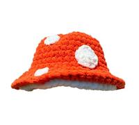 Gorro de pesca tejido a mano InsStyle de punto suave de felpa floral para adolescentes y niñas, gorro de viaje, lindo accesorio para sesiones de fotos, Halloween, fiesta, cosplay, accesorios de