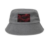 Gorro De Pescador Bandera De Marruecos Estilo Humo Sombrero De Pesca Visera Transpirable Gorra De Playa Al Aire Libre, para Actividades Al Aire, Pescar, Ropa De Ocio, 56-58cm