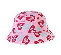 Gorro de Pescador de La Sirenita para Niños - Color Azul - Apto de 1 a 4 Años Sombrero de Pescador Fabricado con 100% Algodón - Con Estampado de Ariel - Producto Original Diseñado en España
