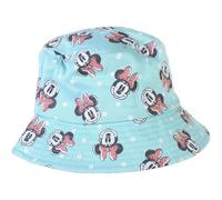 Gorro de Pescador de Minnie Mouse para Niños - Color Azul - Apto de 1 a 4 Años Sombrero de Pescador Fabricado con 100% Algodón - Con Estampado de Min