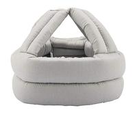 Gorro de Protección para Ancianos, Gorro de Protección para Ancianos Anticaída Casco de Seguridad Ajustable Protección de Cabeza de Anciano Transpirable(Gris)