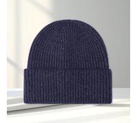 Gorro de punto acanalado suave y grueso para hombres y mujeres, esencial para clima frío