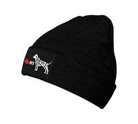 Gorro De Punto Amo A Mis Pitbulls Sombreros De Invierno Elástico Gorros Slouch Suave Beanie Hat para Otoño Hombre Ciclismo