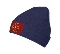 Gorro De Punto Bandera-Val D'Aran Skull Cap Versatilidad Beanie Gorro Suave Beanie Hat para Running Trabajo Bicicleta
