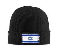 Gorro De Punto Banderas De Israel Beanie Hat Calidez Skull Cap Respirable Gorro De Invierno para Invierno Ciclismo Senderismo