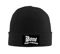 Gorro de Punto cálido de Invierno Okpk Rare Bone Thugs-N-Harmony Clip Plain Gorro Uni Schwarz, Schwarz, Einheitsgröße Regalo de Festival
