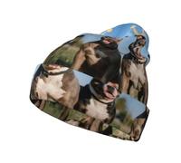 Gorro de Punto cálido para Invierno, Deportivo, con Estampado de Pitbull marrón, para Mujer y Hombre