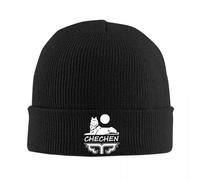 Gorro de Punto checheno Borz Gorro de Invierno Cálido Unisex Casual chechenia Lobo Ruso Volk Gorra para Hombres y Mujeres Regalo