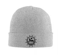 Gorro de Punto checheno Borz Wolf Gorro de Mujer de Hombre Gorros de Hip Hop de Otoño Invierno Escudo de Armas de acrílico Calientito de melón