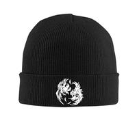 Gorro de Punto con diseño de gallos de Pelea para Adultos, Gorro de Invierno cálido con Calavera para Hombre y Mujer