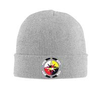 Gorro de Punto con diseño de Rueda Medicinal de nativos Americanos, Gorros cálidos de Invierno con puños, Gorro de Reloj para