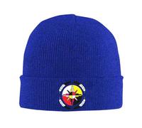 Gorro de Punto con diseño de Rueda Medicinal de nativos Americanos, Gorros cálidos de Invierno con puños, Gorro de Reloj para