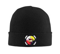 Gorro de Punto con diseño de Rueda Medicinal de nativos Americanos, Gorros cálidos de Invierno con puños, Gorro de Reloj para