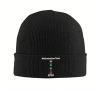 Gorro de Punto con Letras matemáticas Ed Sheeran para Mujer y Hombre Gorro Invierno acrílico cálido Ideal Deportes al Aire Libre Regalos
