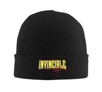Gorro de Punto con Logo de Sangre invencible de Anime Gorros de Invierno Cálido acrílico Hip-Hop Gorra Regalos para Hombres y Mujeres