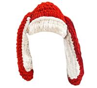 Gorro de punto con orejas de Papá Noel para niña, ideal para escenario, para el hogar, festival de Navidad, fiesta, Año Nuevo, decoración