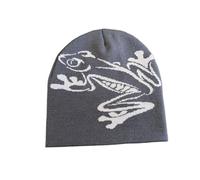 Gorro de Punto con patrón de Rana de árbol for Hombre y Mujer, Gorro de esquí cálido for Deportes al Aire Libre, 1 Uds.(ZZMSW018)