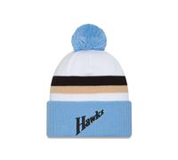 Gorro de punto con puños con pompón de New Era de los Atlanta Hawks
