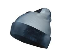 Gorro de Punto con puños para Hombre Evil in The Mist, Unisex, para Hombre y Mujer, de Punto, de Invierno, Color Negro