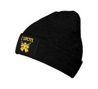 Gorro De Punto Concienciación sobre El Cáncer Infantil Yo Vencí Al Cáncer Beanie Hat Transpirable Sombrero De Beanies Elástico Gorros Slouch para Ciclismo Esquí Mujer