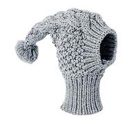 Gorro de punto de moda para perro, cómodo de llevar, elástico, para whippets galgos italianos, uso en interiores y exteriores, gorro de punto para perro