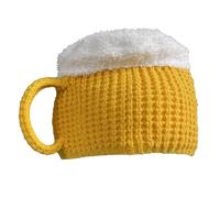 Gorro de punto divertido, juego de sombrero en forma de copa, tela elástica suave, 9.8 x 5.5 x 1.2 pulgadas, transpirable y agradable al tacto, gorro de invierno unisex, uso diario y cosplay, material