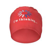 Gorro De Punto Estoy Pensando Beanie Hat Clásico Skull Cap Respirable Gorro De Invierno para Senderismo Invierno Running