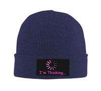 Gorro De Punto Estoy Pensando Beanie Hat Slouchy Skull Cap Clásico Gorro De Invierno para Invierno Running Senderismo