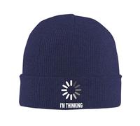 Gorro De Punto Estoy Pensando Beanie Hat Unisex Skull Cap Calidez Gorro De Invierno para Invierno Senderismo Running