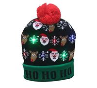 Gorro de punto Flashing Walking Unisex Gorra Negro Hombre Snapback, a, Talla única