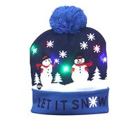 Gorro de punto Flashing Walking Unisex Gorra Negro Hombre Snapback, b, Talla única