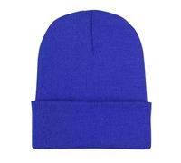 Gorro de punto Four Seasons para mujer, hombre y adolescente, protección para las orejas infantil, azul, L