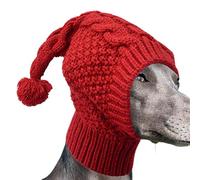 Gorro de punto, gorro de punto para perro, suave, capucha para cachorros con ropa para mascotas, protector de cuello y cabeza para perros pequeños, medianos y grandes