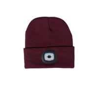 Gorro de punto -Honey- - Rojo vino / Talla universal
