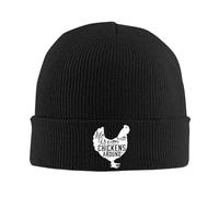 Gorro De Punto La Vida Es Mejor con Gallinas Alrededor Beanie Hat Clásico Skull Cap Respirable Gorro De Invierno para Invierno Running Senderismo