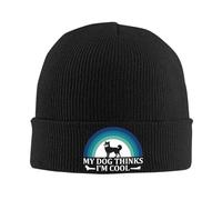 Gorro De Punto Mi Perro Piensa Que Soy Un Perro Shiba Genial Gorro Unisex Suave Cálido Gorra para Niñas Mujer Adulto