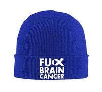 Gorro de Punto para Adultos Fuck Brain Cancer, Gorro de Invierno cálido con Calavera - Hombre y Mujer