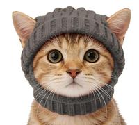 Gorro de Punto para Gatos, con Agujeros para Las Orejas, Gorro de Gato, para Chihuahua, Bulldog francés, Gatito, Cachorro, de Invierno, cumpleaños, Cosplay, Halloween, Año Nuevo, Festival