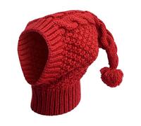 Gorro de Punto para Perro con Orejera, Gorro de Punto para Perro, de Punto Suave para otoño e Invierno para Perros, Cachorro Capucha Cuello y Cabeza protección Linda Mascota Sombreros Ropa para