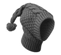 Gorro de Punto para Perro con Orejera, Gorro de Punto para Perro, de Punto Suave para otoño e Invierno para Perros - Cachorro Capucha Cuello y Cabeza protección Linda Mascota Sombreros Ropa para