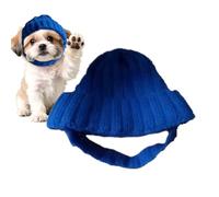 Gorro de punto para perro | Elástico y suave con agujeros para los oídos - Gorro de punto para cachorros - para reuniones familiares de viaje, fiestas de Navidad Halloween Fotografía