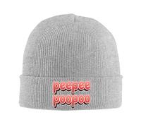 Gorro De Punto Pipí Caca Skull Cap Slouchy Beanie Hat Clásico Gorro De Invierno para Invierno Running Senderismo