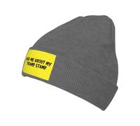Gorro De Punto Pregúntame sobre Mi Tatuaje En La Parte Baja De La Espalda. Beanie Hat Transpirable Gorros Slouch Suave Sombrero De Beanies para Motociclismo Esquí Mujer