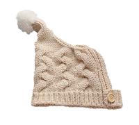 Gorro De Punto Puntiagudo, Gorro Hecho A Mano Para Bebés, Hombres Y Mujeres, Gorro A Prueba De Viento Y Cálido Al Aire Libre De Otoño E Invierno (Rosado,S)