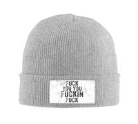 Gorro De Punto ¡Que Te Jodan, Maldito Imbécil! Gorro De Invierno Respirable Beanie Hat Clásico Skull Cap para Ciclismo Invierno Senderismo